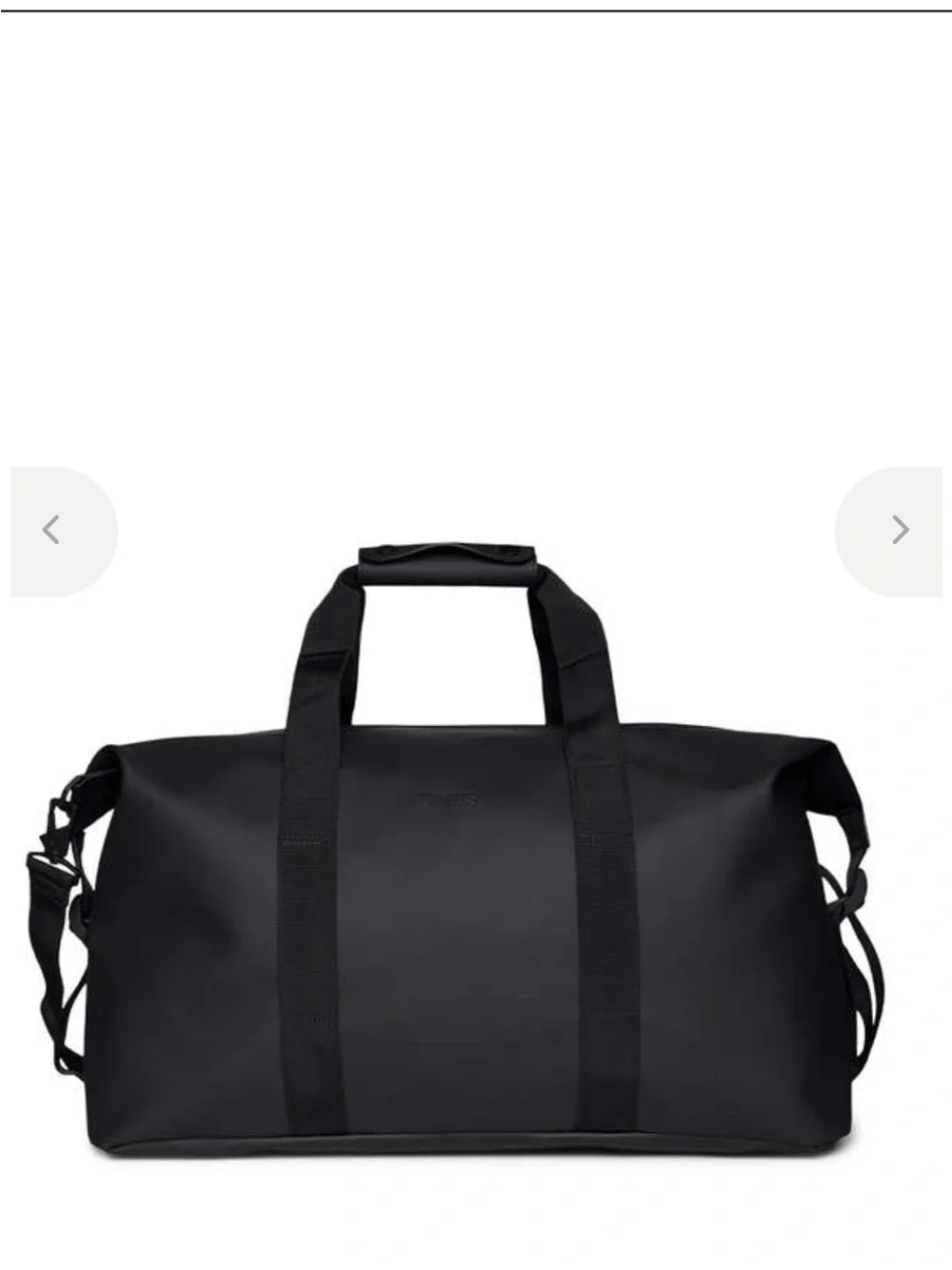 RAINS MILO WEEKEND Bag in black - new